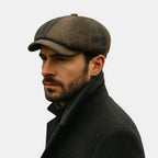 Casquette Gavroche Tweed Patchwork Homme La Boutique du Chapeau