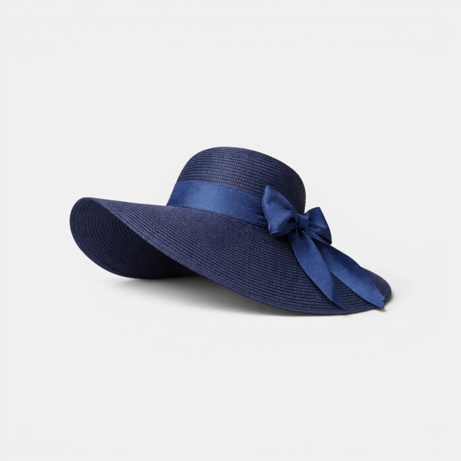 Chapeau Paille Bord Large Noeud Femme La Boutique du Chapeau