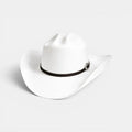 Chapeau Cowboy Feutre Calotte Haute Bandeau Cuir Unisexe La Boutique du Chapeau