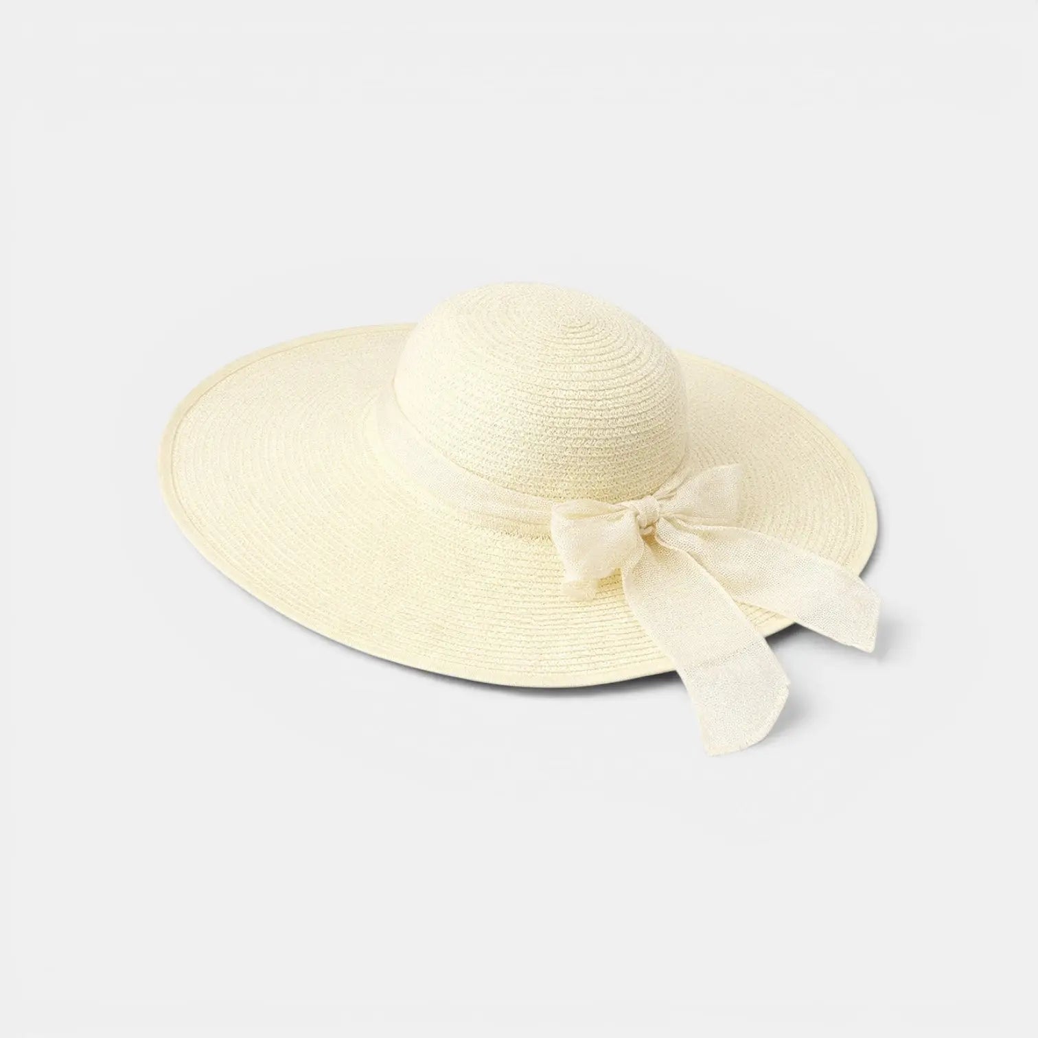 Chapeau Paille Bord Large Nœud Femme La Boutique du Chapeau