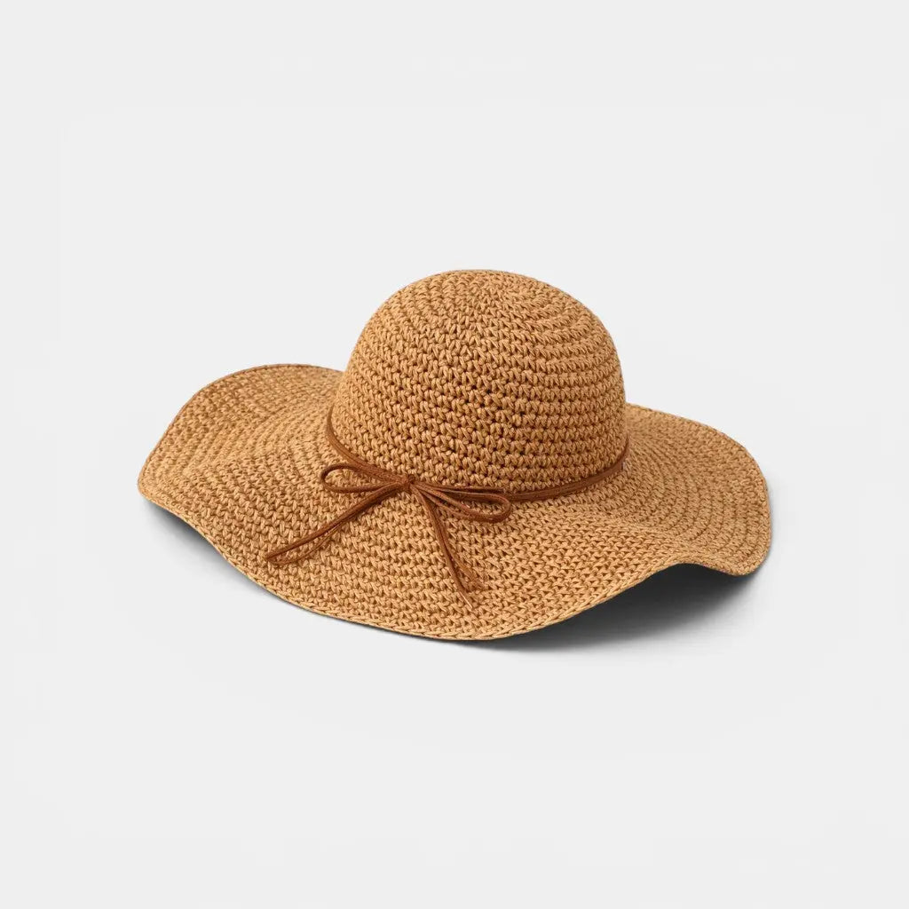 Chapeau Paille Bord Large Femme Noeud Corde La Boutique du Chapeau