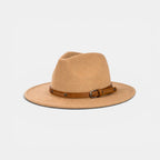 Chapeau Fedora Laine Bord Large avec Ceinture Cuir La Boutique du Chapeau