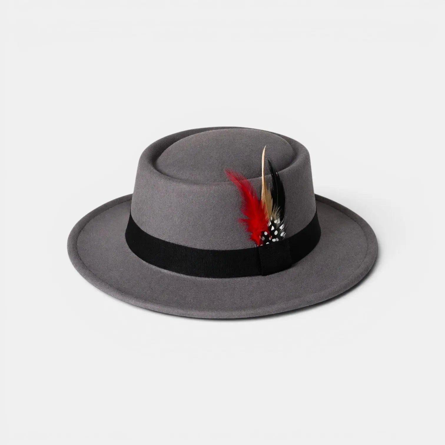 Chapeau Fedora Laine à Plume Unisexe La Boutique du Chapeau