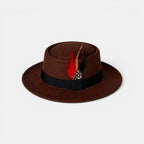 Chapeau Fedora Laine à Plume Unisexe La Boutique du Chapeau
