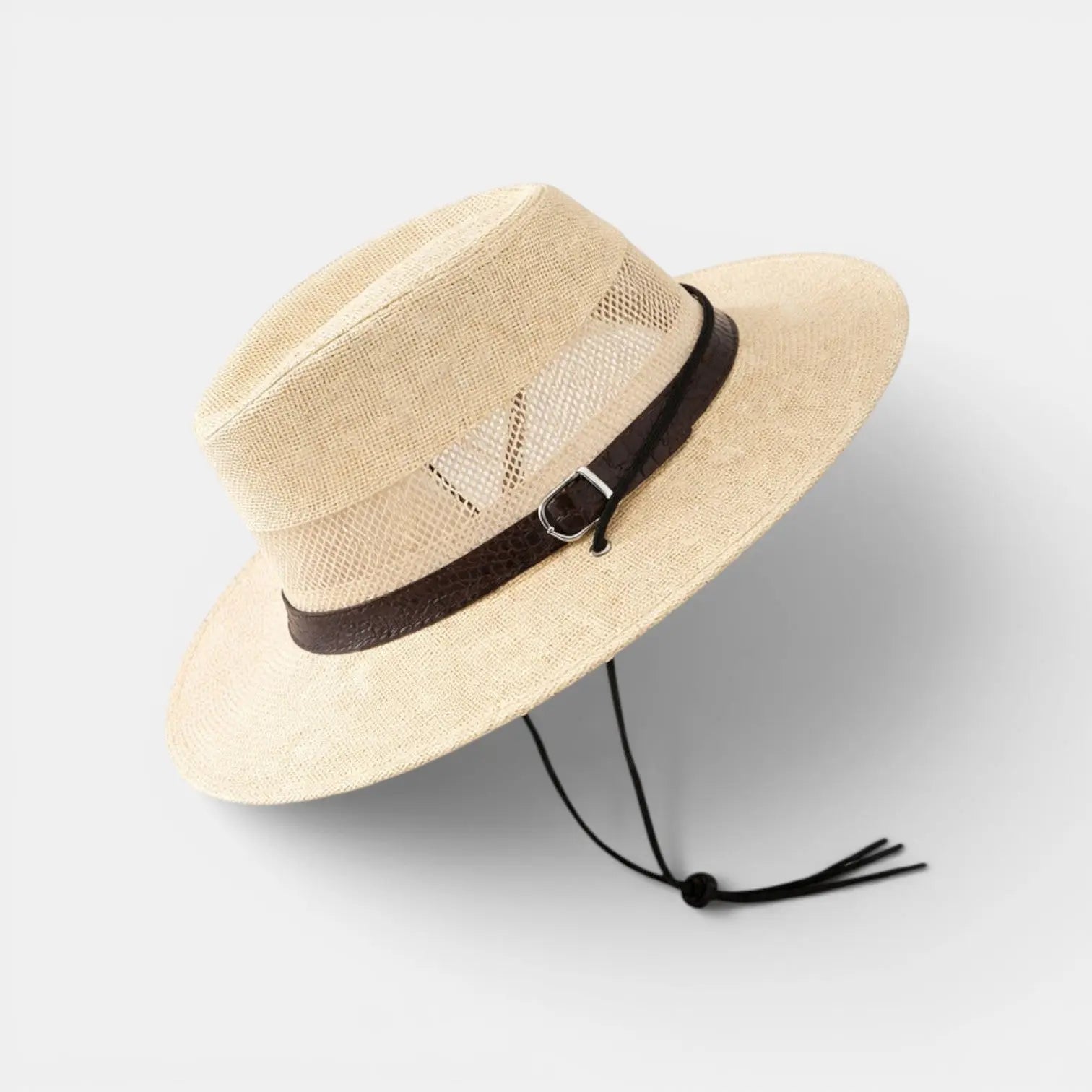 Chapeau Panama Paille Aéré Cordon Homme