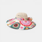 Chapeau Paille Bord Large Floral Femme La Boutique du Chapeau