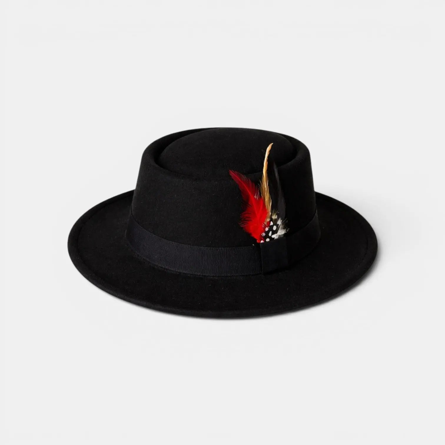 Chapeau Fedora Laine à Plume Unisexe La Boutique du Chapeau