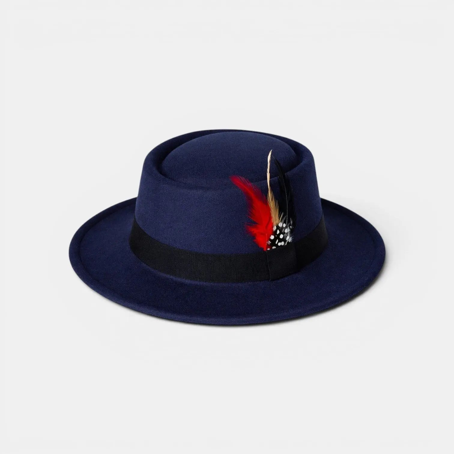 Chapeau Fedora Laine à Plume Unisexe La Boutique du Chapeau