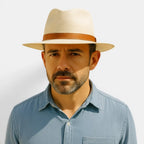Chapeau Panama Paille Fedora Bord Large Homme La Boutique du Chapeau