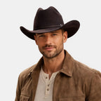 Chapeau Cowboy Laine Bord Large Structuré Homme La Boutique du Chapeau
