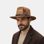 Chapeau Fedora Laine Plume Décorative Homme Femme La Boutique du Chapeau