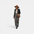 Chapeau Fedora Suédé Cordon Perlé Femme La Boutique du Chapeau
