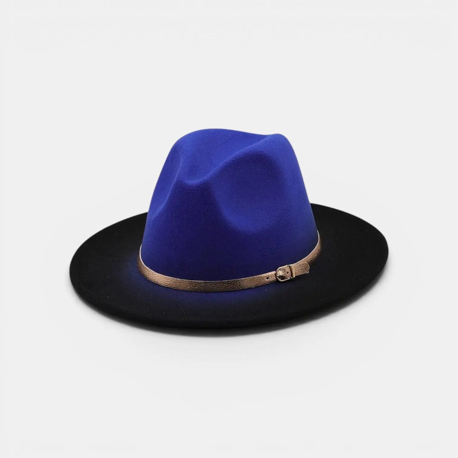 Chapeau Fedora Feutre Bicolore Bord Large La Boutique du Chapeau
