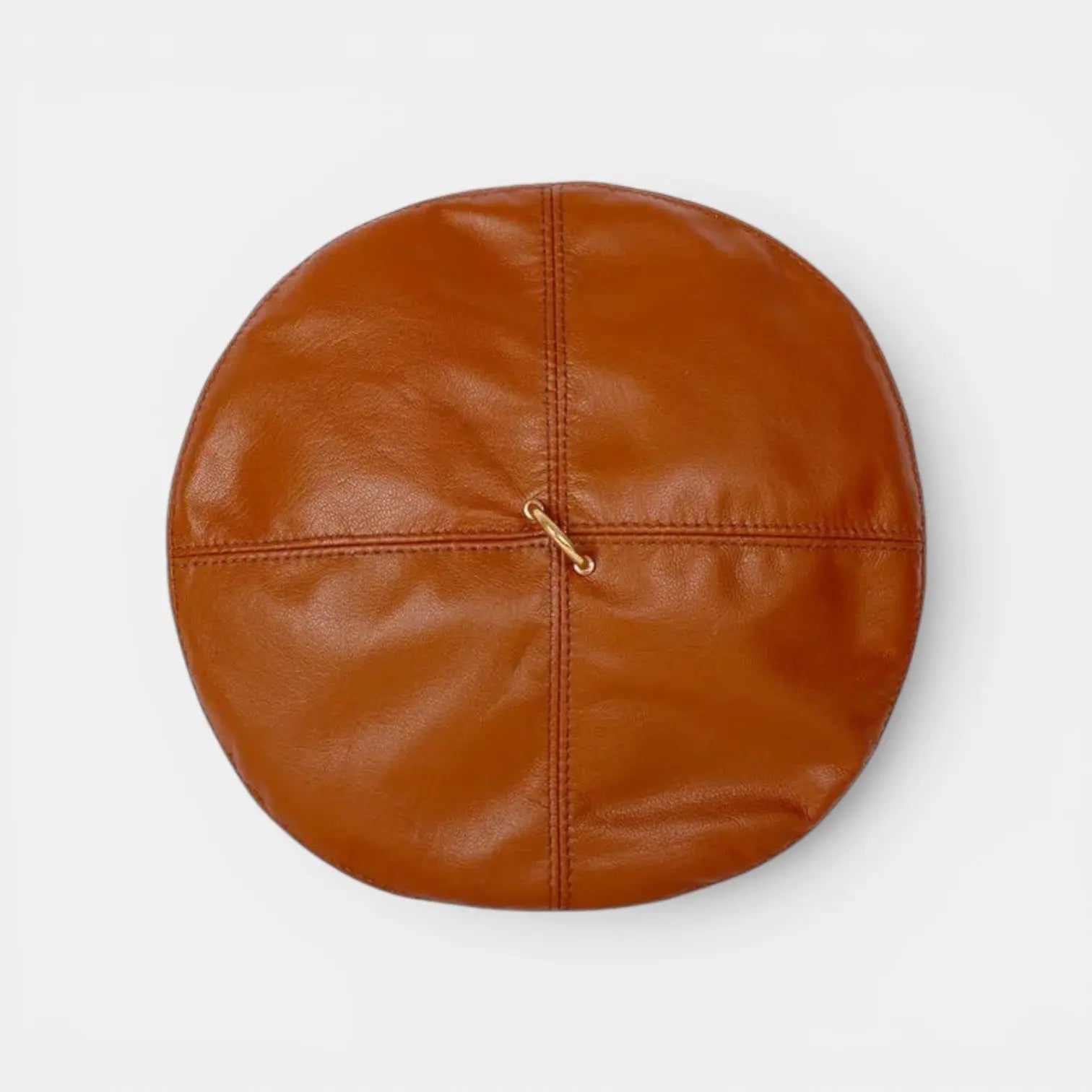 Béret Cuir Véritable Femme