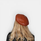 Béret Cuir Véritable Femme La Boutique du Chapeau