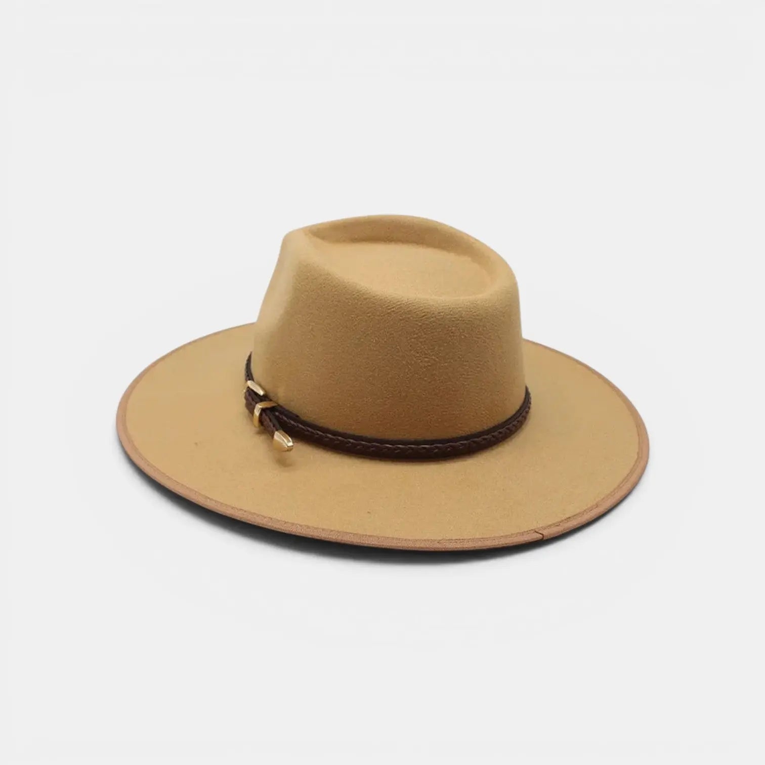 Chapeau Fedora Laine Bord Large Cordon Tressé La Boutique du Chapeau