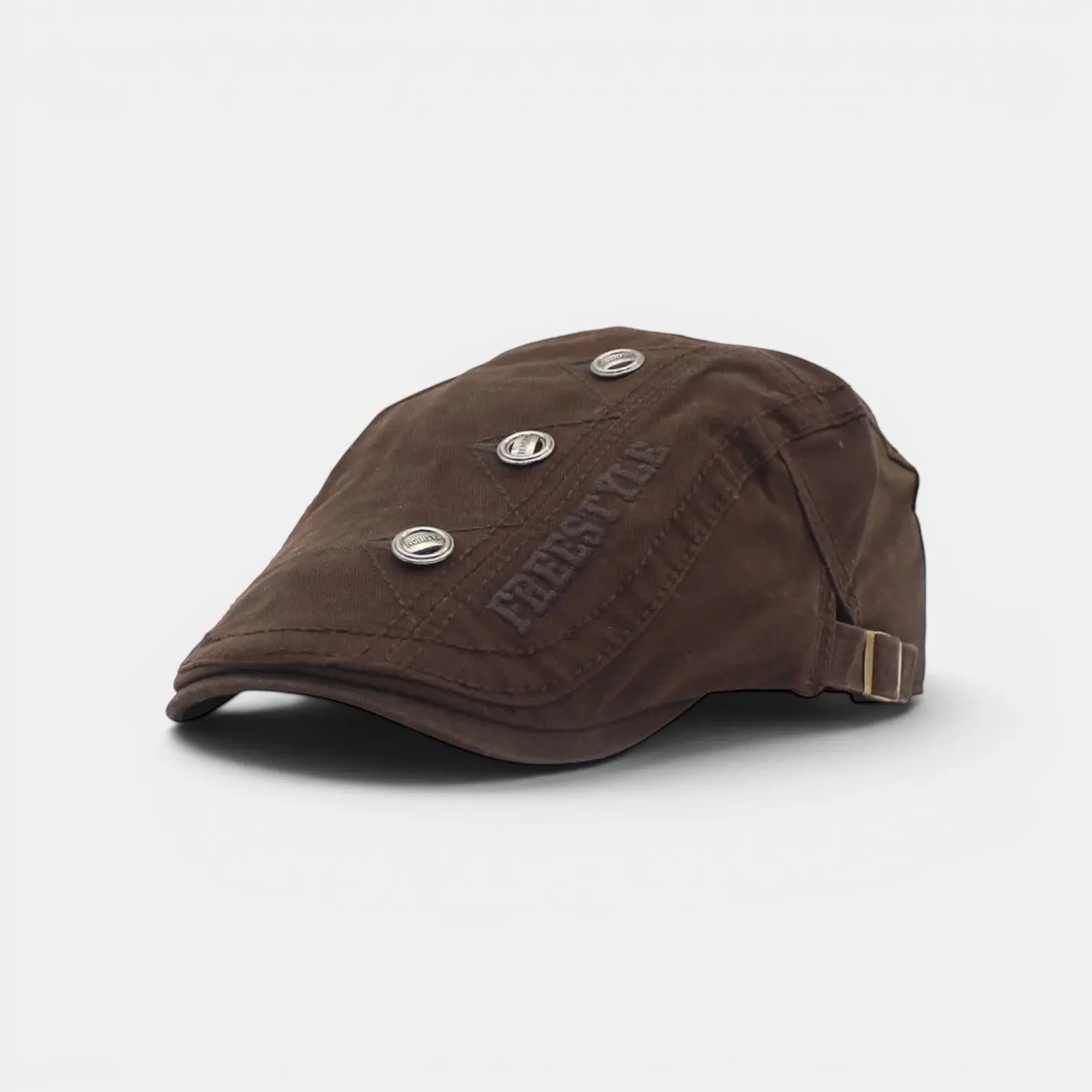 Béret Gavroche Coton Broderie Réglable Homme La Boutique du Chapeau