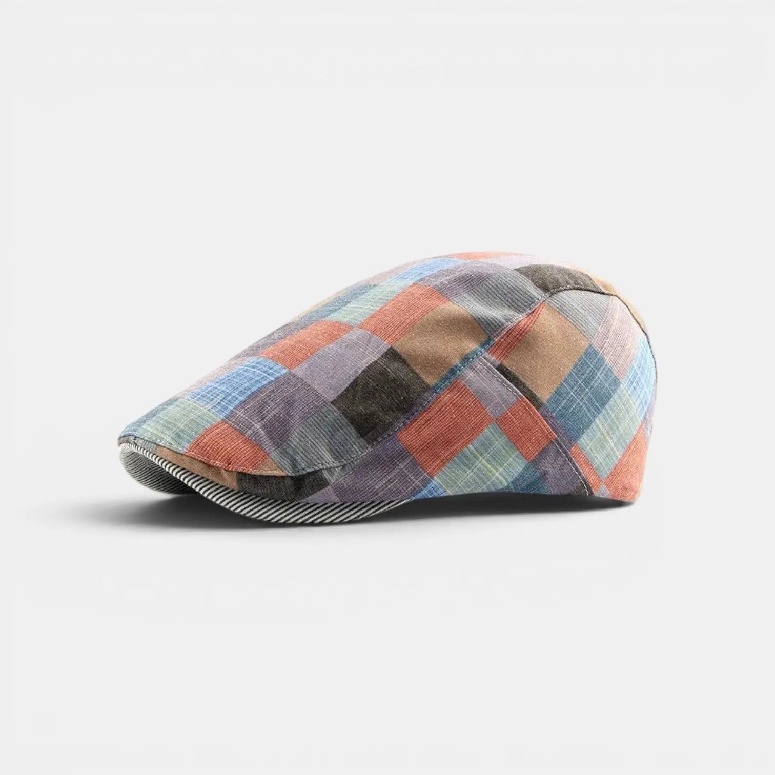 Casquette Gavroche Coton Patchwork Homme La Boutique du Chapeau