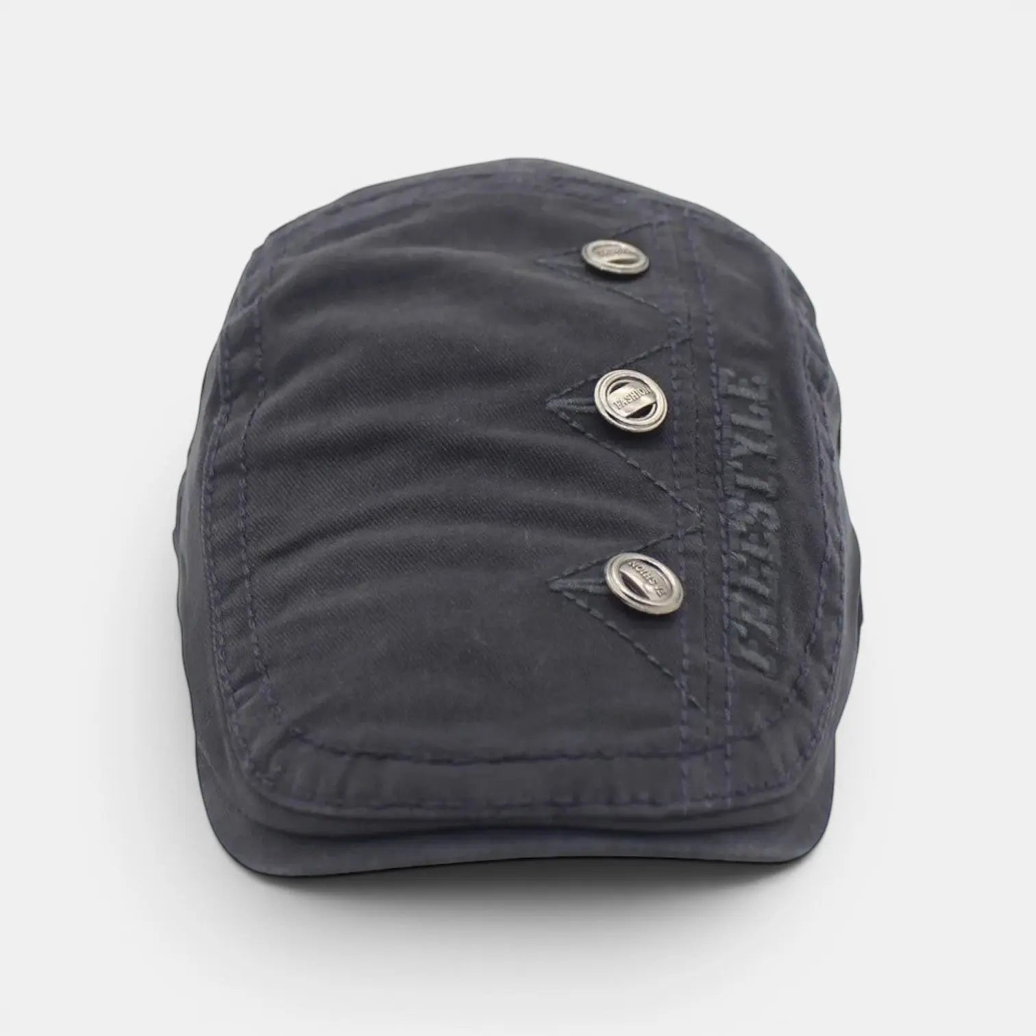 Béret Gavroche Coton Broderie Réglable Homme La Boutique du Chapeau