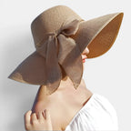 Chapeau Paille Bord Large Nœud Femme La Boutique du Chapeau