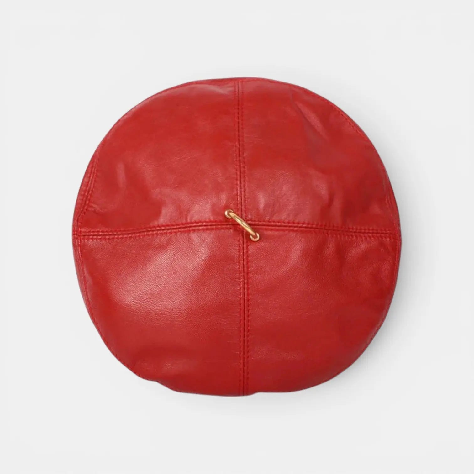 Béret Cuir Véritable Femme