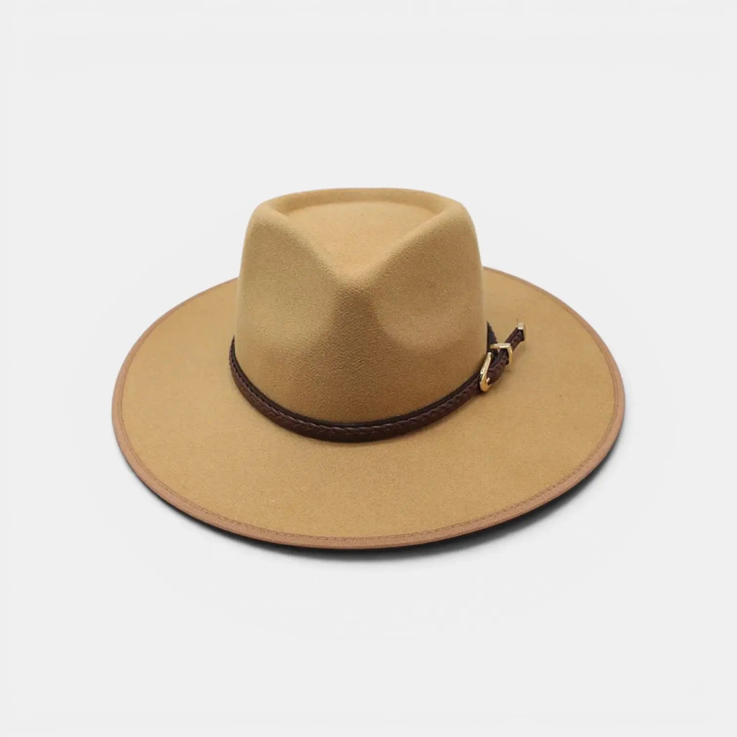 Chapeau Fedora Laine Bord Large Cordon Tressé La Boutique du Chapeau