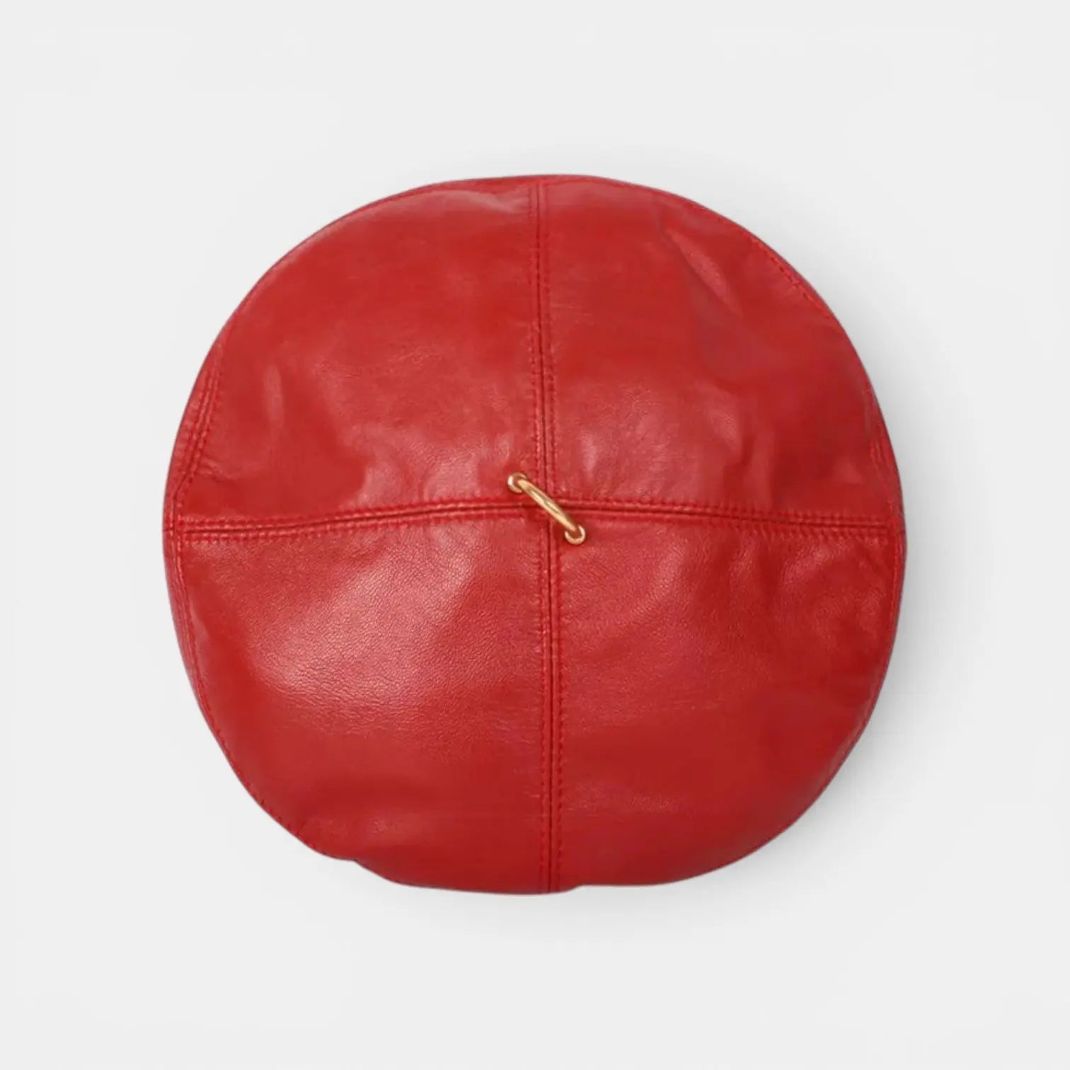 Béret Cuir Véritable Femme