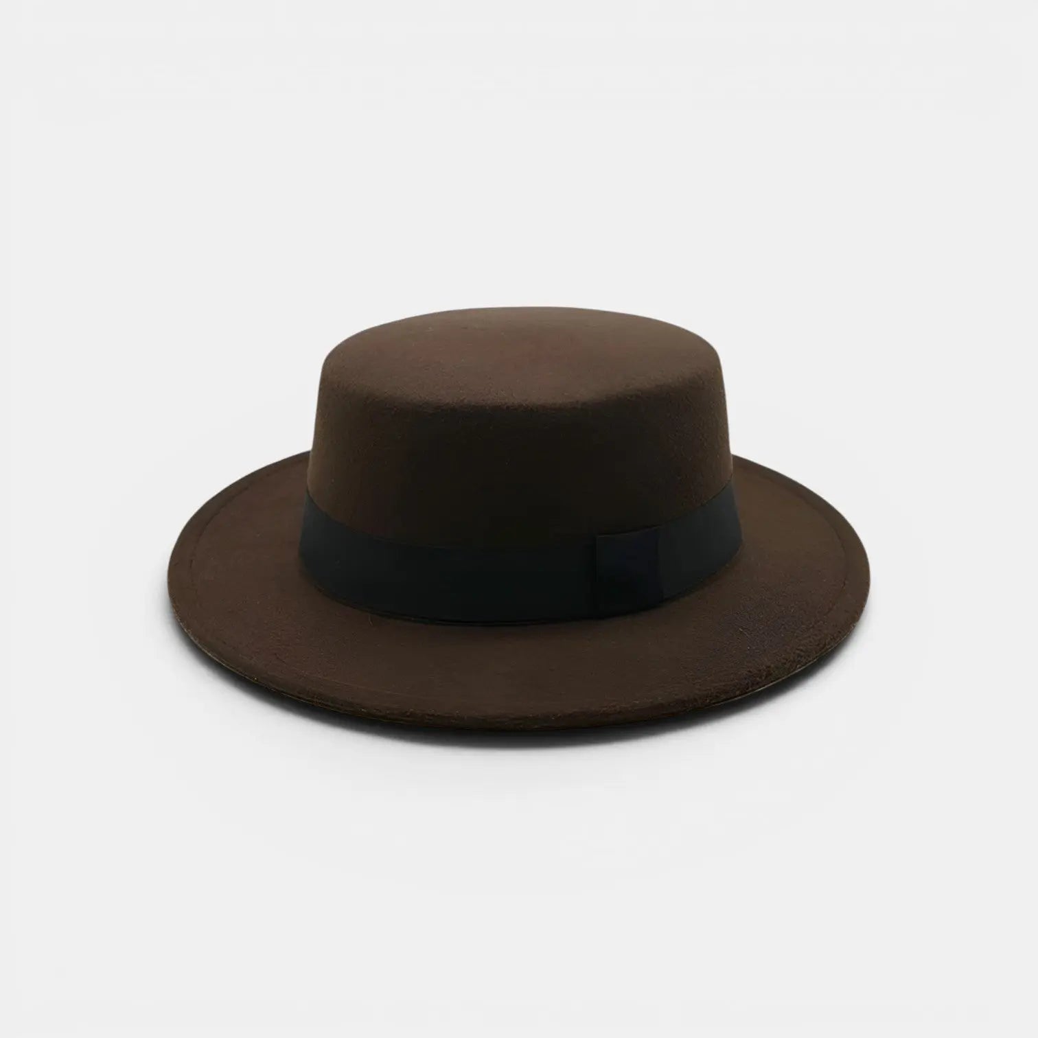 Chapeau Fedora Laine Bord Plat Unisexe La Boutique du Chapeau