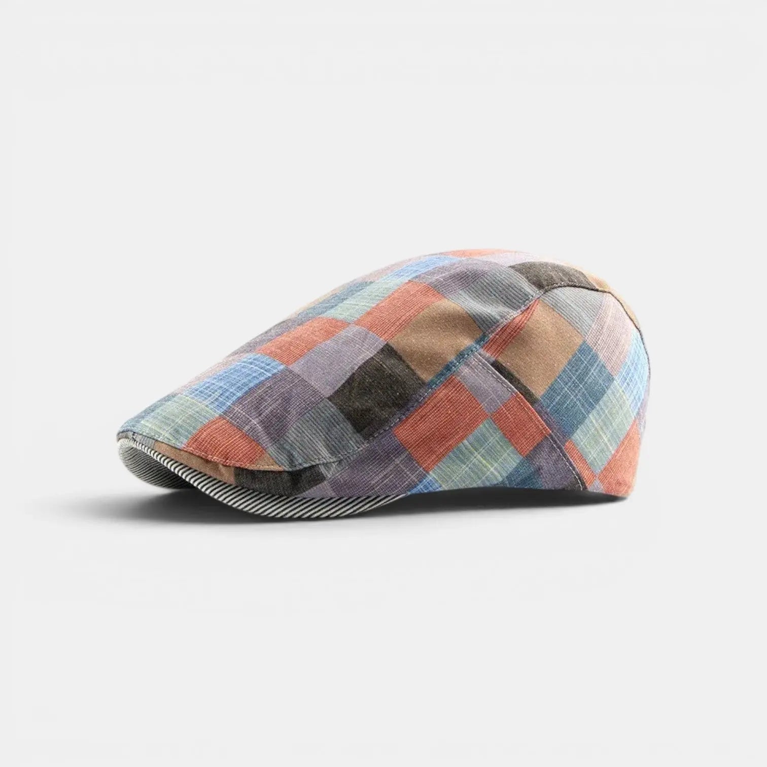 Casquette Gavroche Coton Patchwork Homme La Boutique du Chapeau
