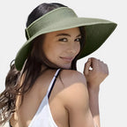 Chapeau Paille Bord Large Ouvert Pliable Femme La Boutique du Chapeau