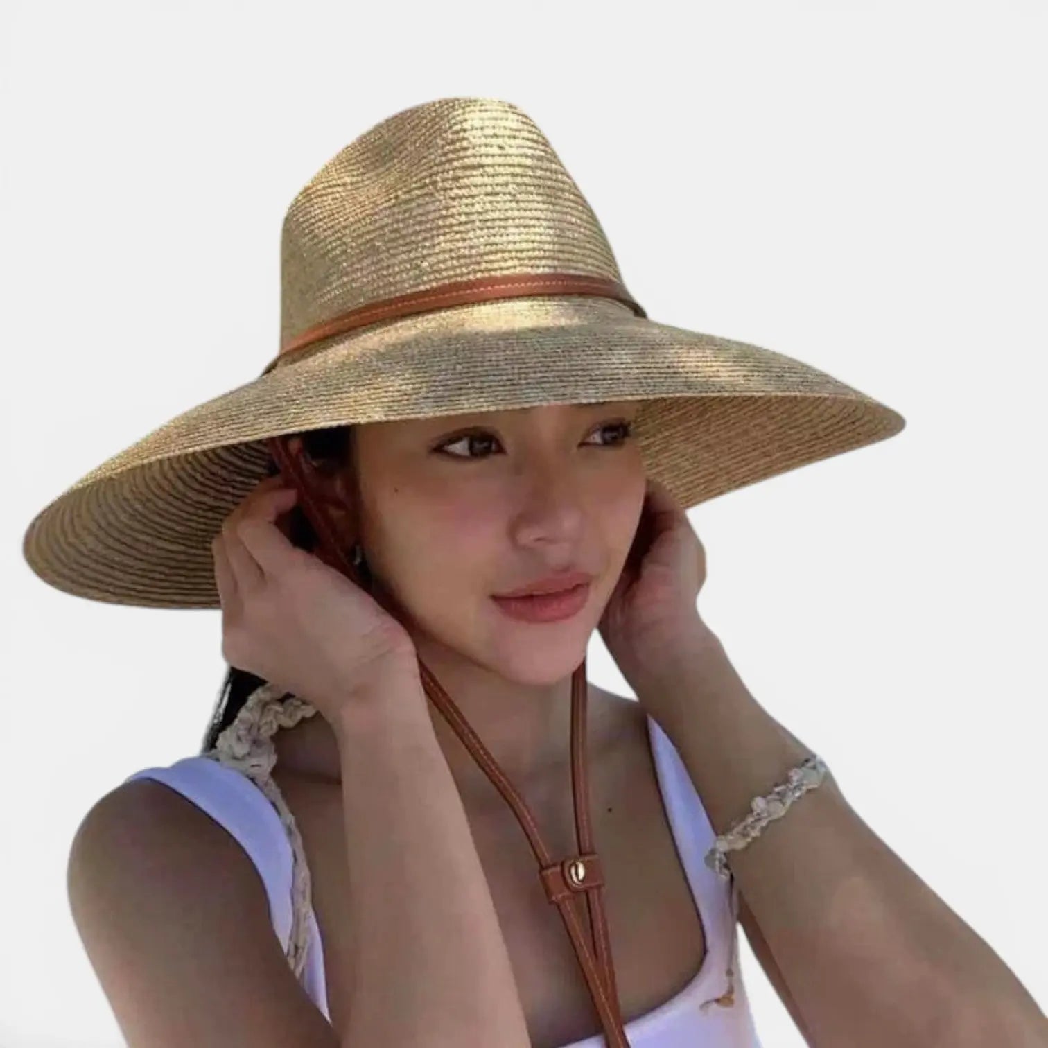 Chapeau Paille Bord Large Fedora Femme La Boutique du Chapeau
