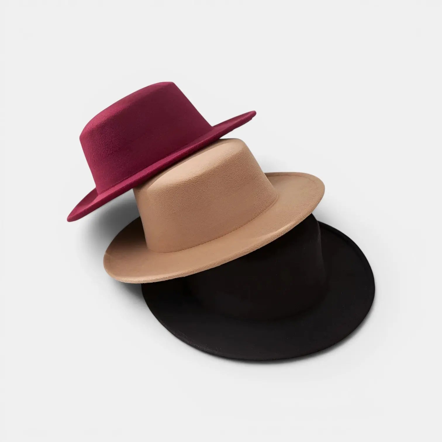 Chapeau Fedora Coton Calotte Ronde Bord Plat Unisexe La Boutique du Chapeau