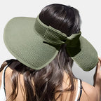 Chapeau Paille Bord Large Ouvert Pliable Femme La Boutique du Chapeau