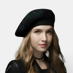 Béret Laine Femme Beige Style Parisien Classique La Boutique du Chapeau