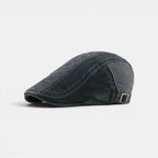 Béret Gavroche Coton Bicolore Surpiqûres Homme La Boutique du Chapeau