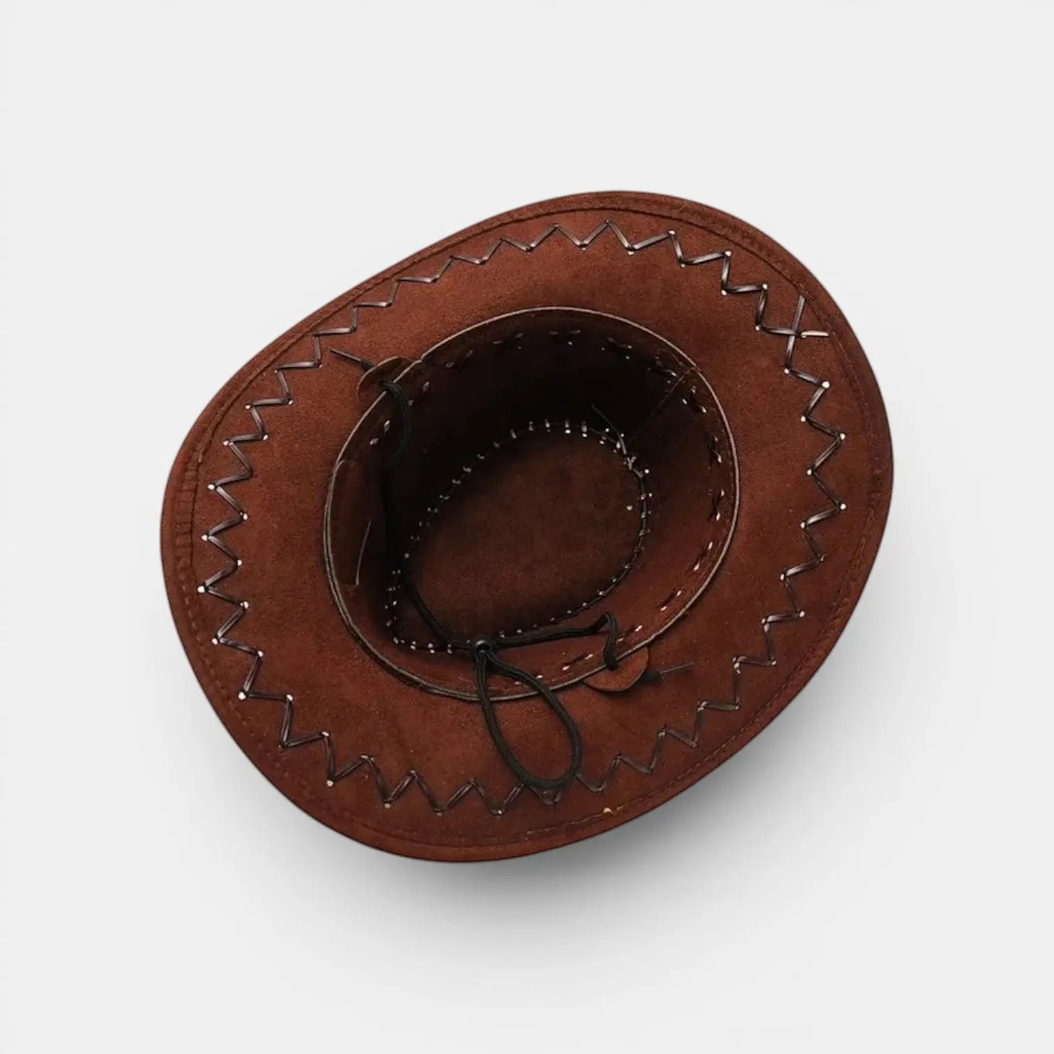 Chapeau Cowboy Suédine Brodé Unisexe