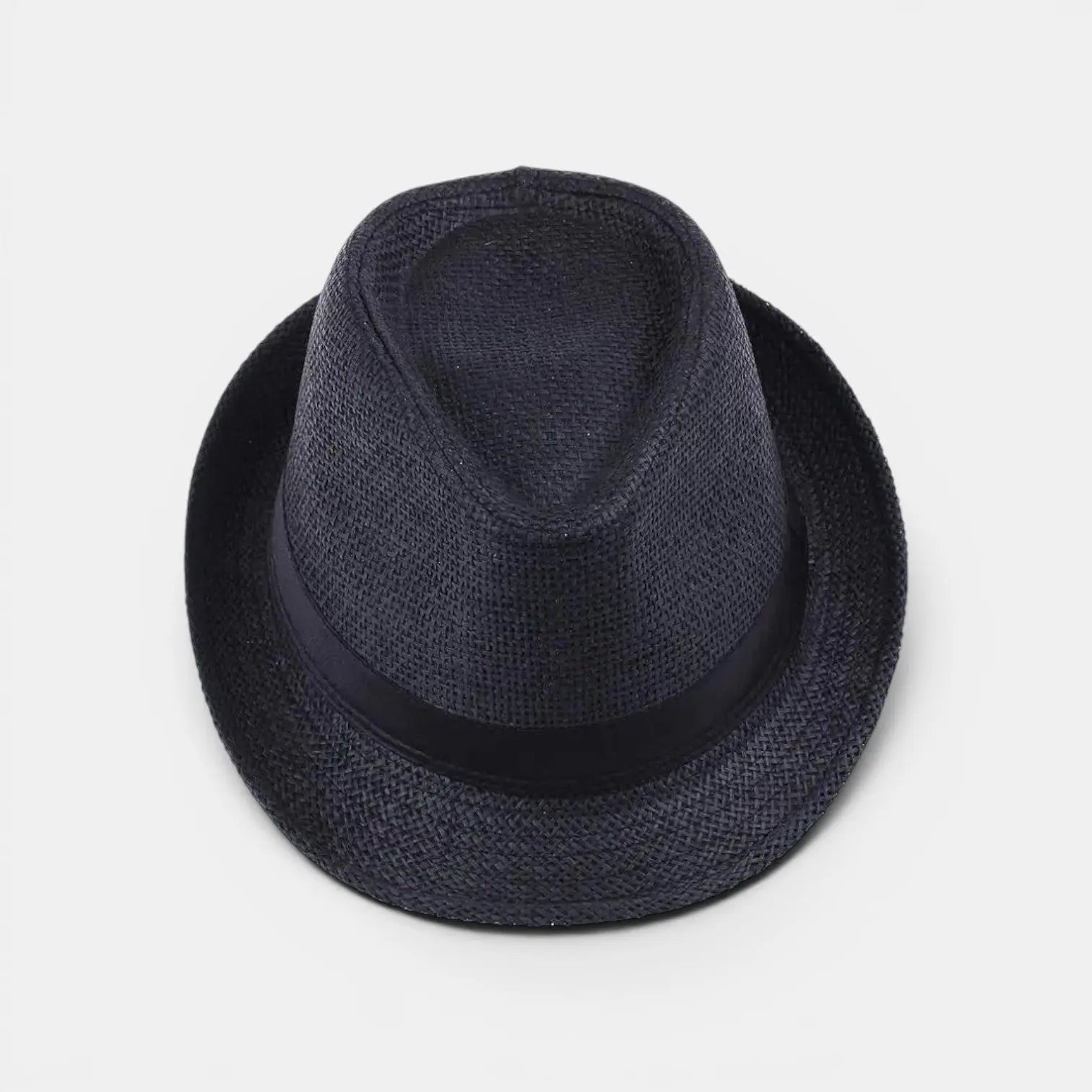Chapeau Panama Paille Tressée Fedora Unisexe