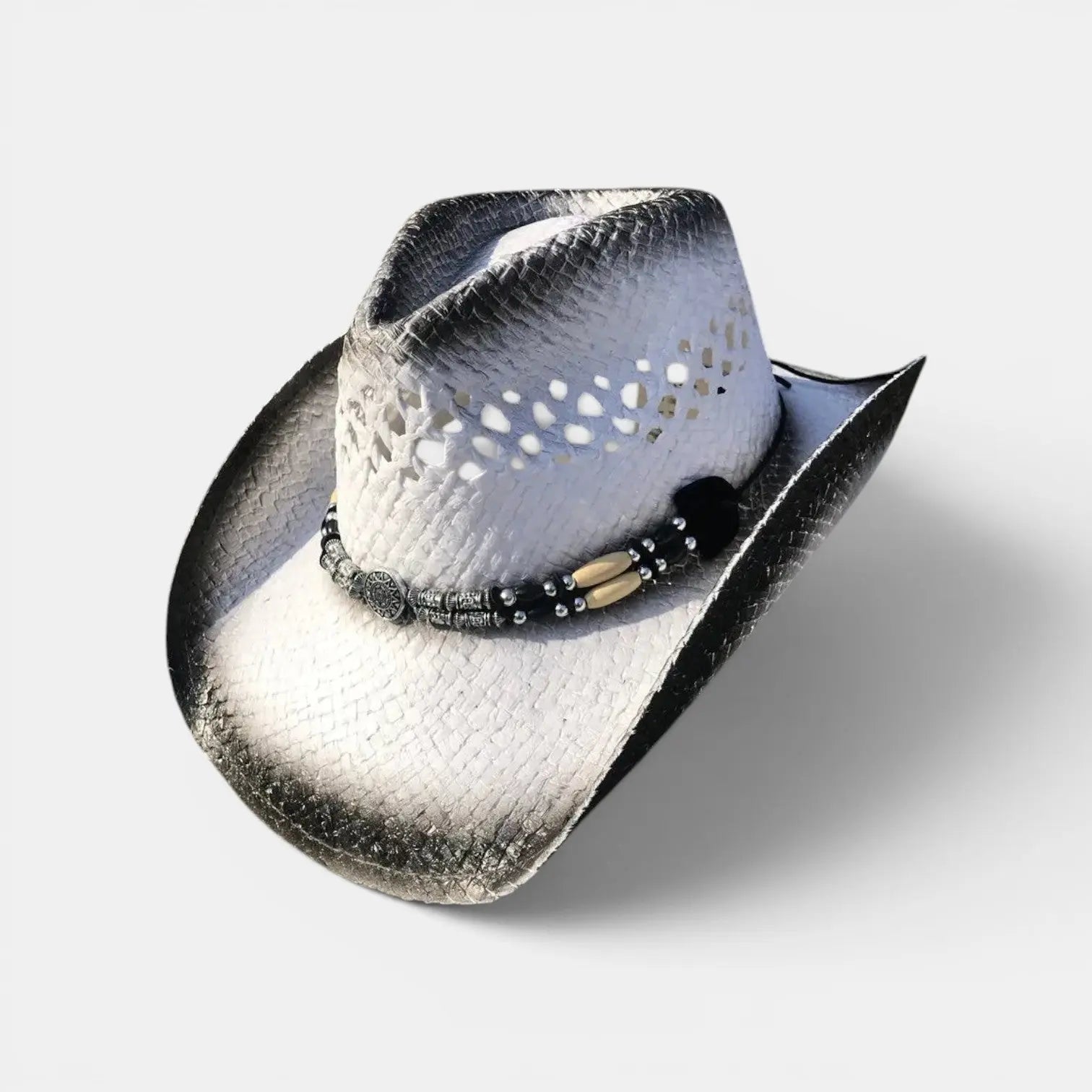 Chapeau Cowboy Paille Ajouré Unisexe La Boutique du Chapeau