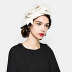Béret Laine Noeud Femme La Boutique du Chapeau