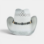 Chapeau Cowboy Paille Ajouré Unisexe La Boutique du Chapeau