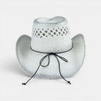 Chapeau Cowboy Paille Ajouré Unisexe La Boutique du Chapeau