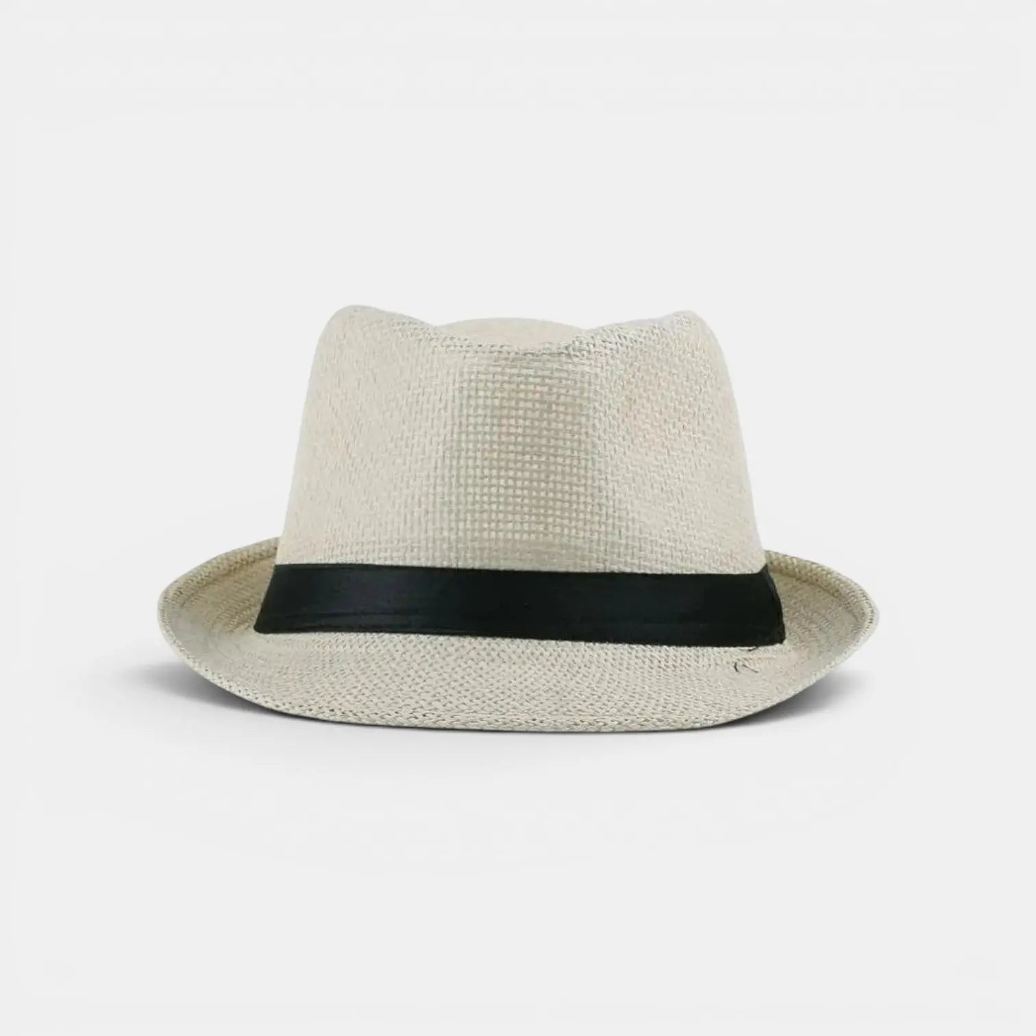 Chapeau Panama Paille Tressée Fedora Unisexe