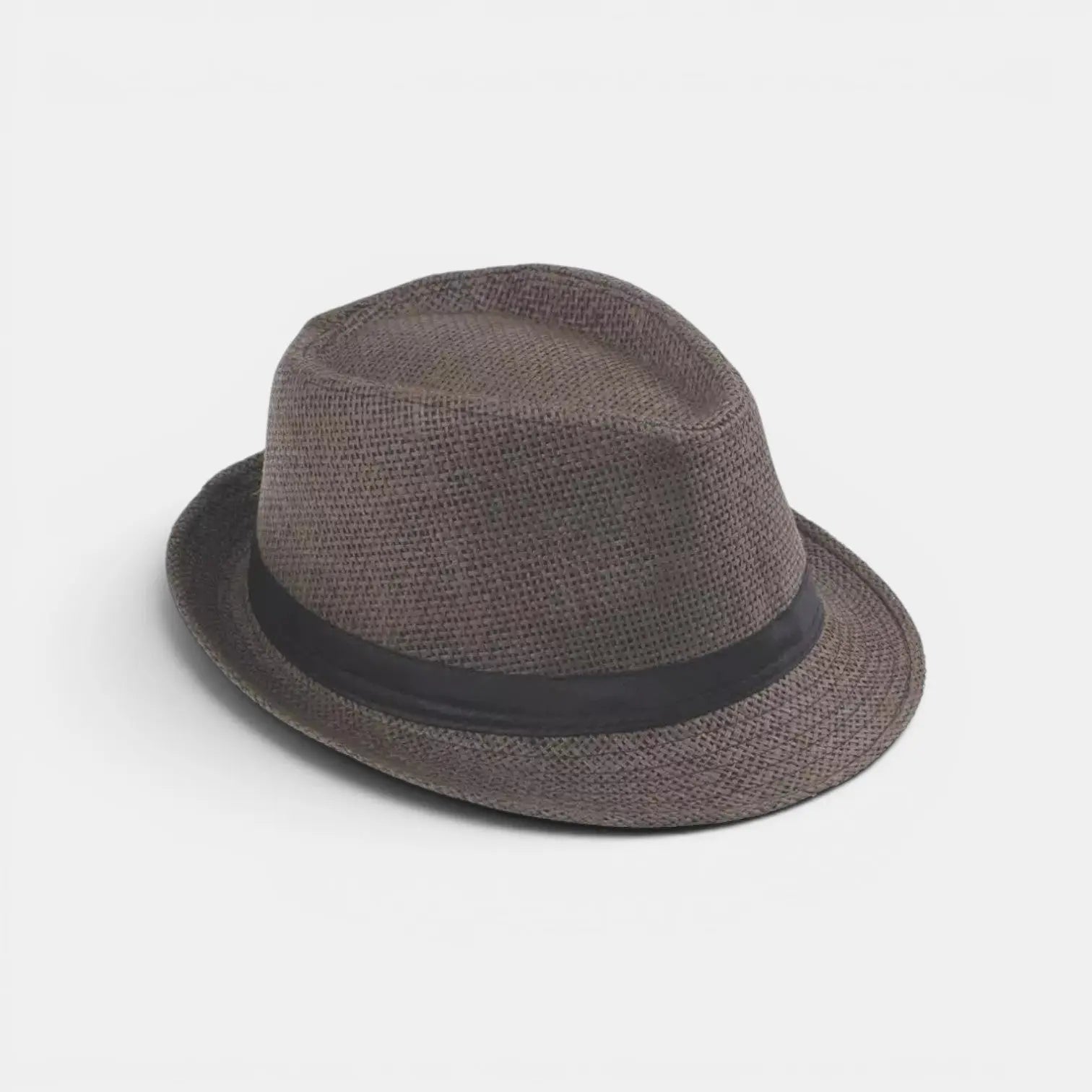 Chapeau Panama Paille Tressée Fedora Unisexe