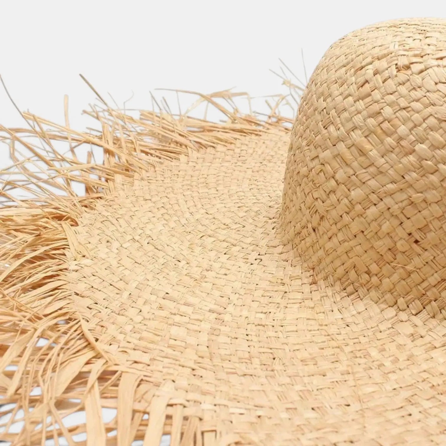 Chapeau Paille Bord Large Franges Femme La Boutique du Chapeau
