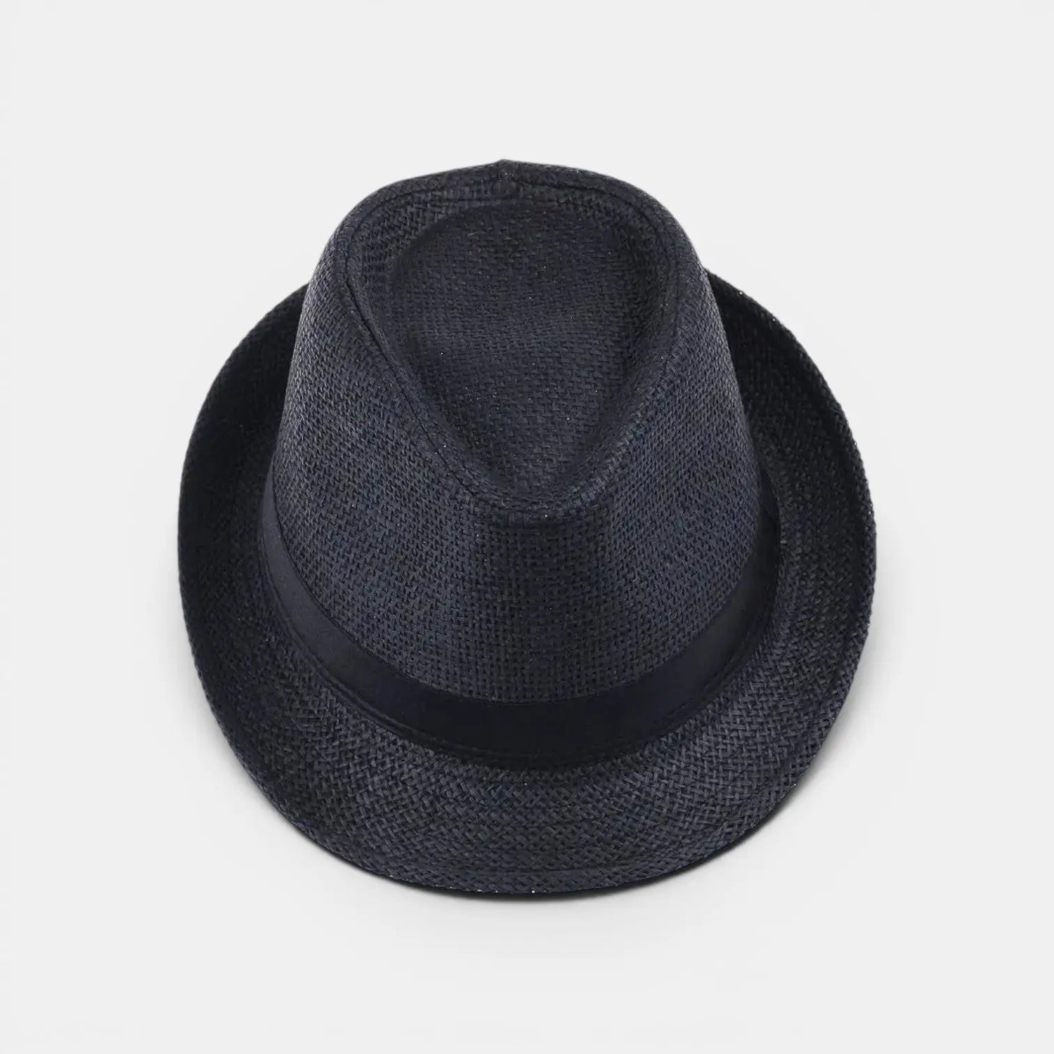 Chapeau Panama Paille Tressée Fedora Unisexe