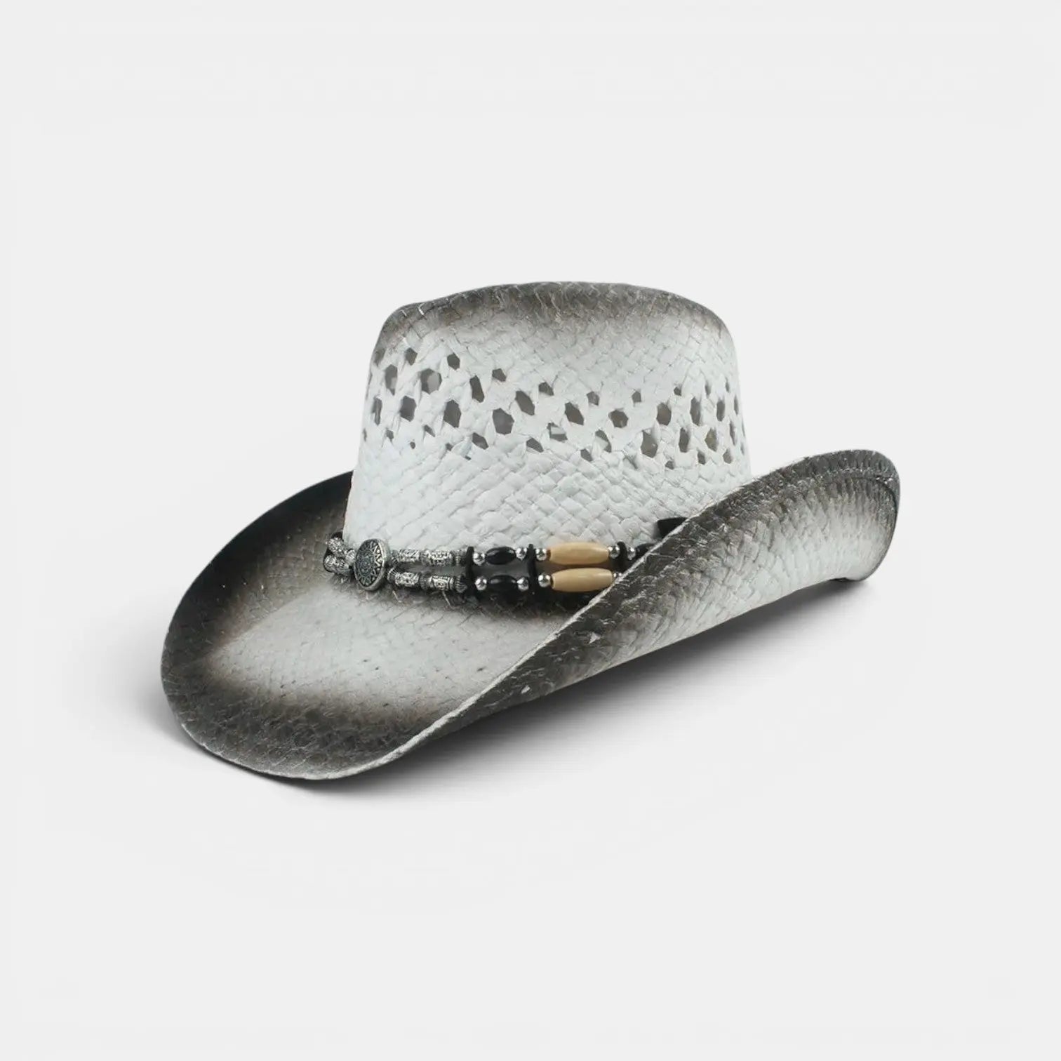 Chapeau Cowboy Paille Ajouré Unisexe La Boutique du Chapeau
