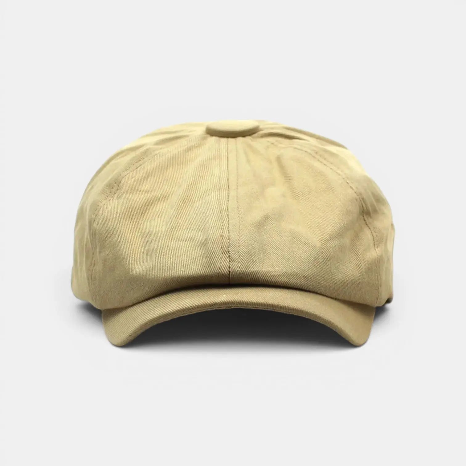 Casquette Gavroche Coton 8 Panneaux Structuré Beige Homme La Boutique du Chapeau