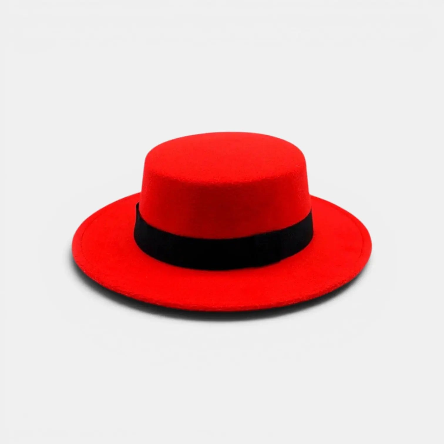 Chapeau Fedora Laine Bord Plat Unisexe La Boutique du Chapeau
