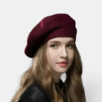 Béret Laine Femme Beige Style Parisien Classique La Boutique du Chapeau