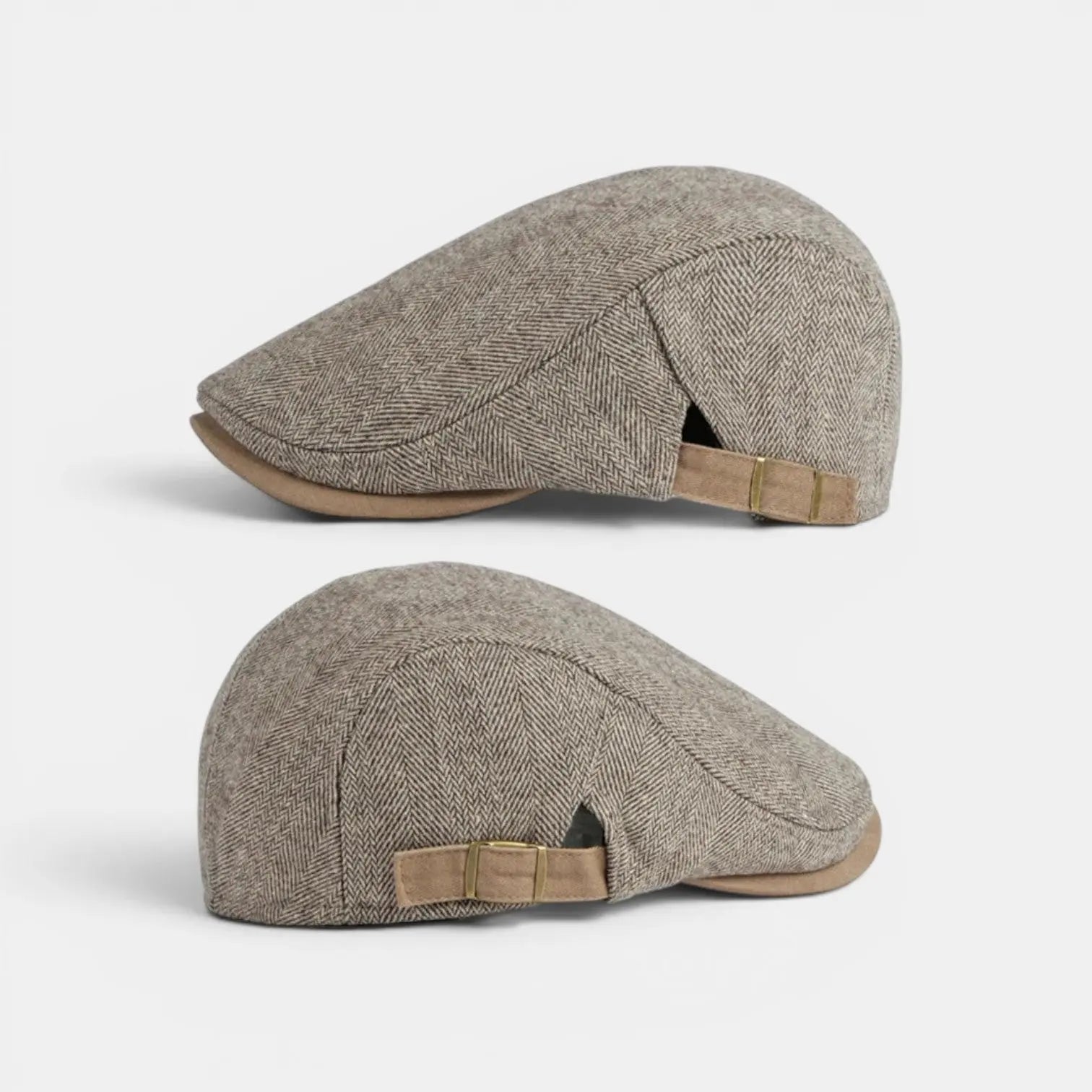 Béret Gavroche Chevron Sangle Ajustable Homme La Boutique du Chapeau